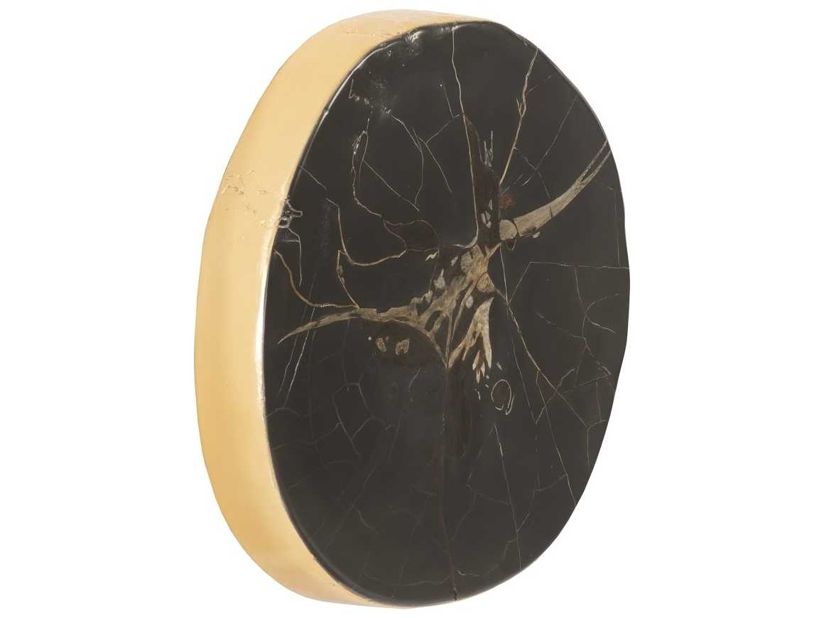 Phillips Collection Brown / Black Cast Petrified Wood Wall Tile