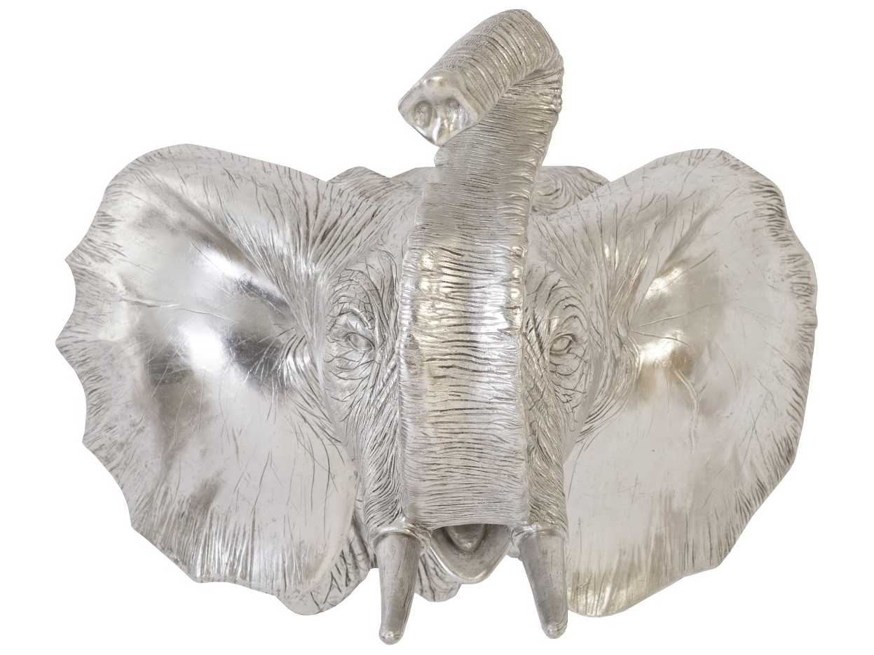 Phillips Collection Silver Leaf Elephant Wall Art
