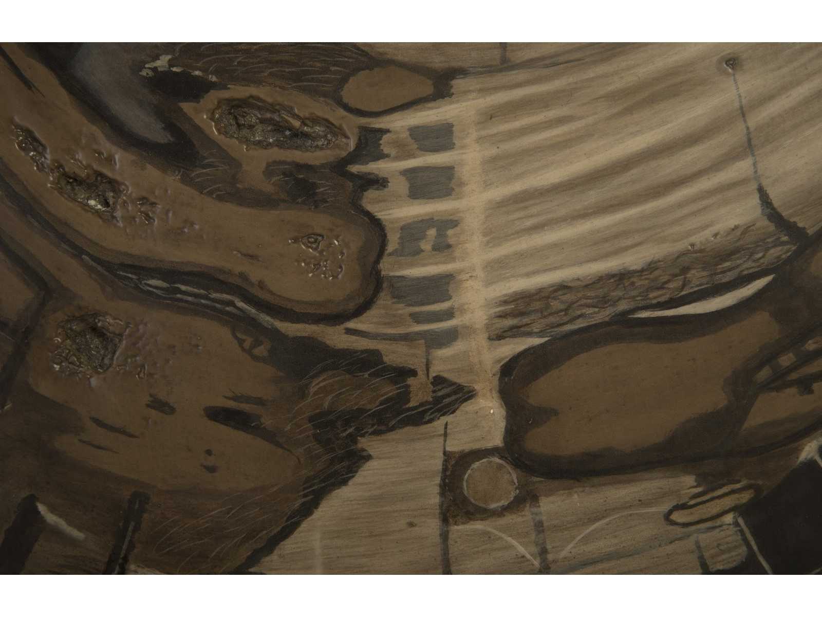 Phillips Collection Brown / Grey Cast Petrified Wood Wall Tile