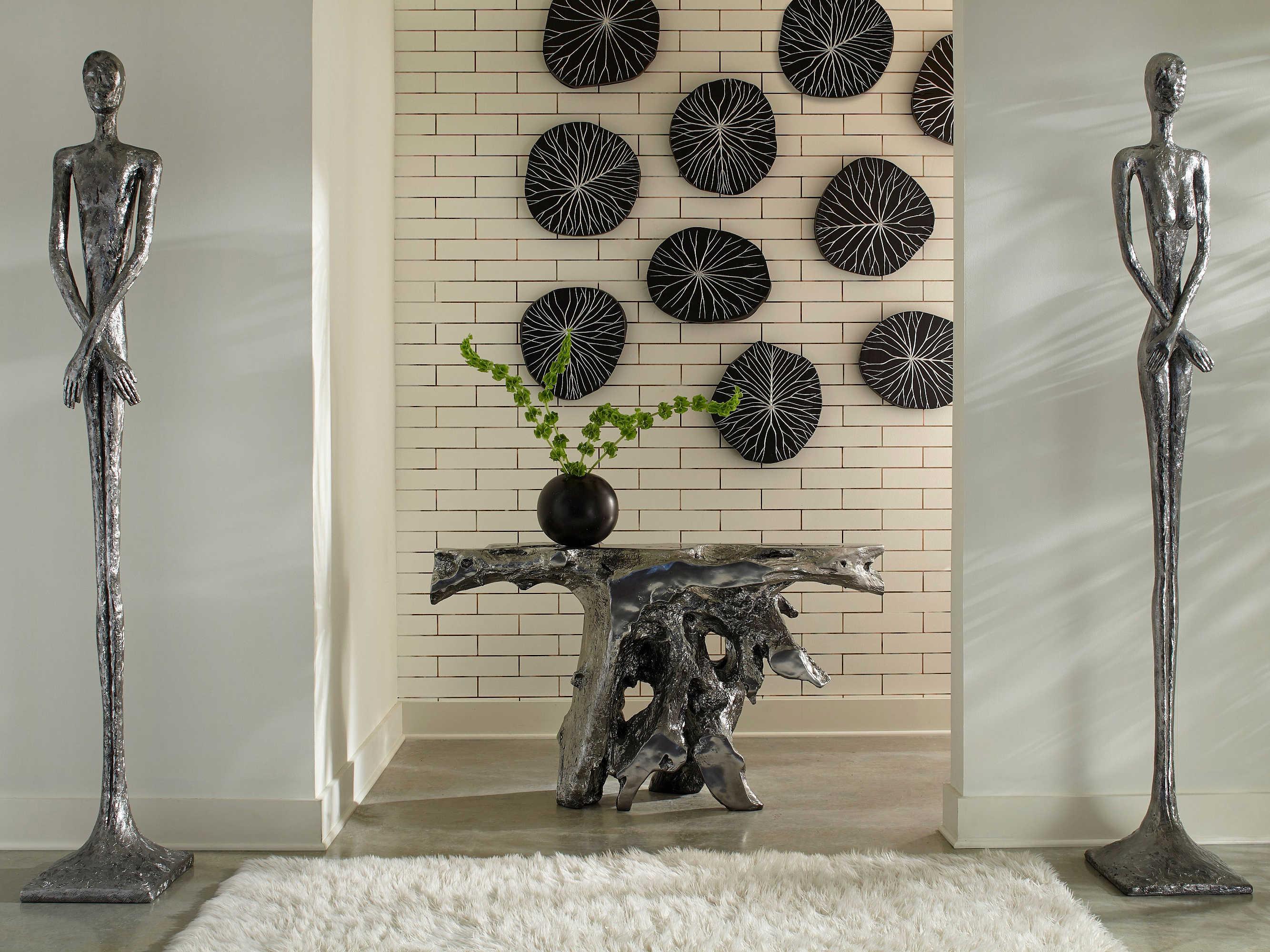 Phillips Collection Skinny Liquid Silver Sculpture