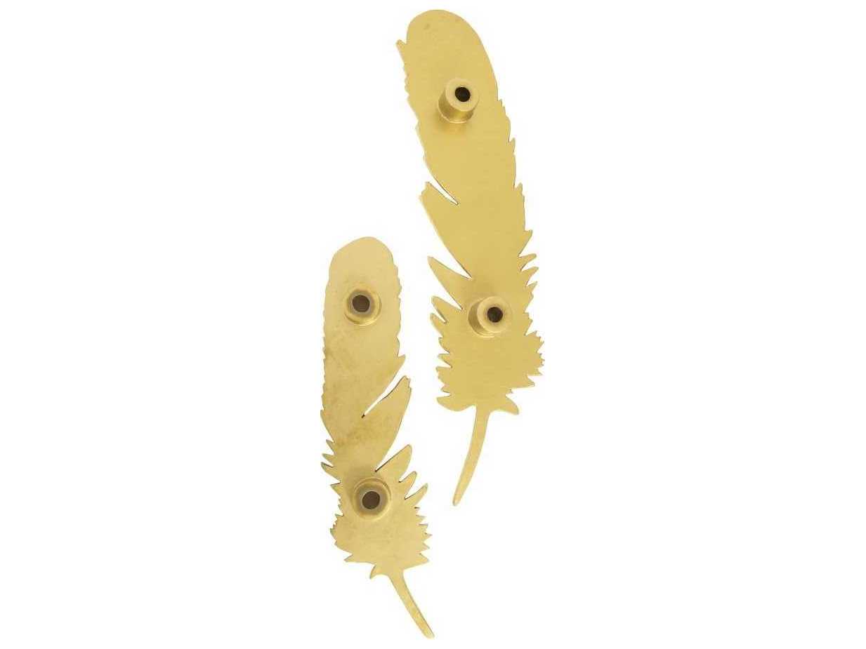 Phillips Collection Gold Leaf Metal Wall Art Set of 2