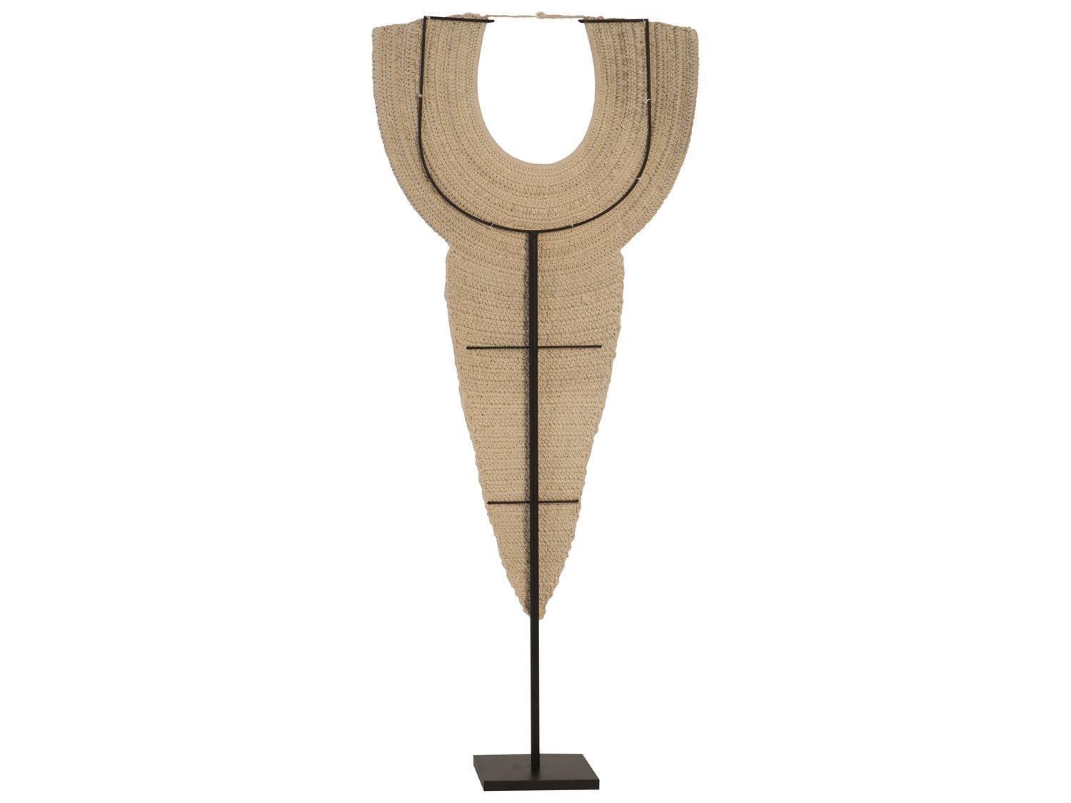 Phillips Collection Beige / Black Giant Shell Necklace Sculpture