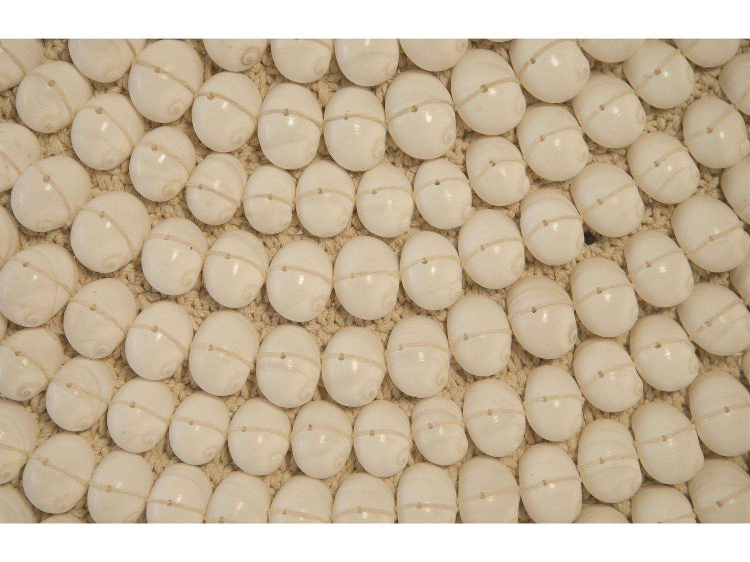 Phillips Collection Beige / Black Giant Shell Necklace Sculpture