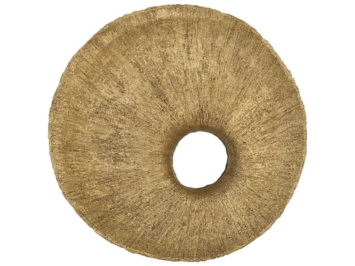 Phillips Collection Gold Leaf Round Wall Mirror