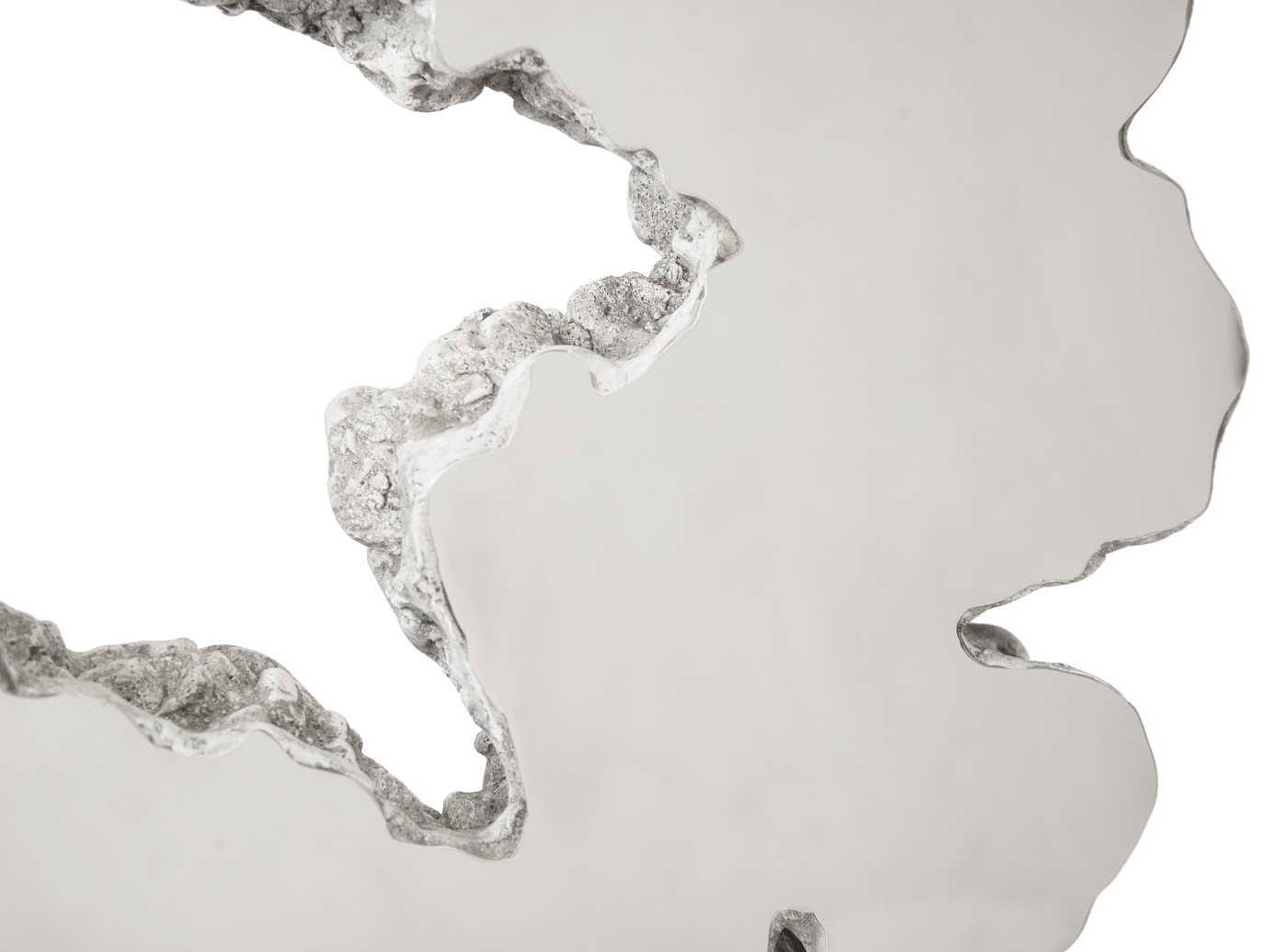 Phillips Collection Silver Lava Slice Sculpture