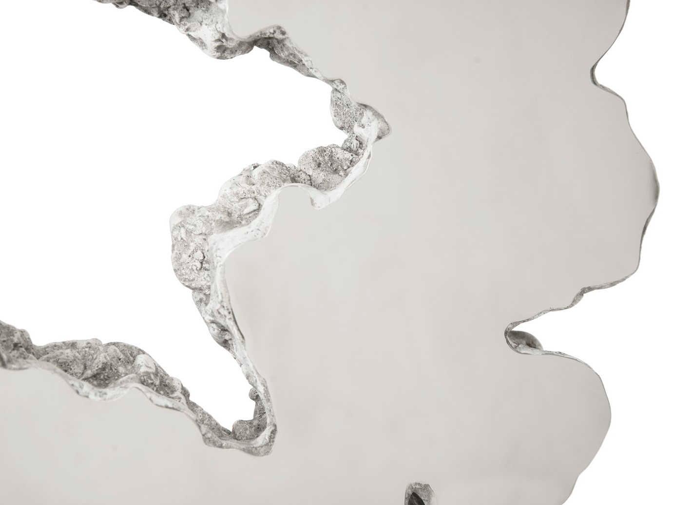 Phillips Collection Silver Lava Slice Sculpture