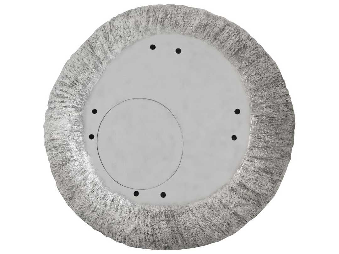 Phillips Collection Silver Leaf Round Wall Mirror
