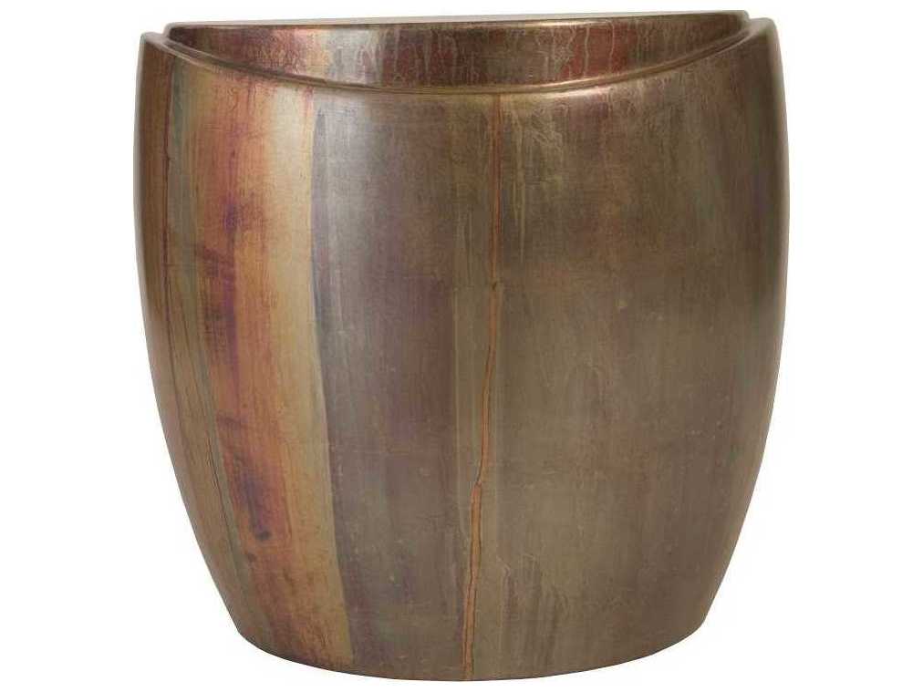 Phillips Collection Round Brown End Table