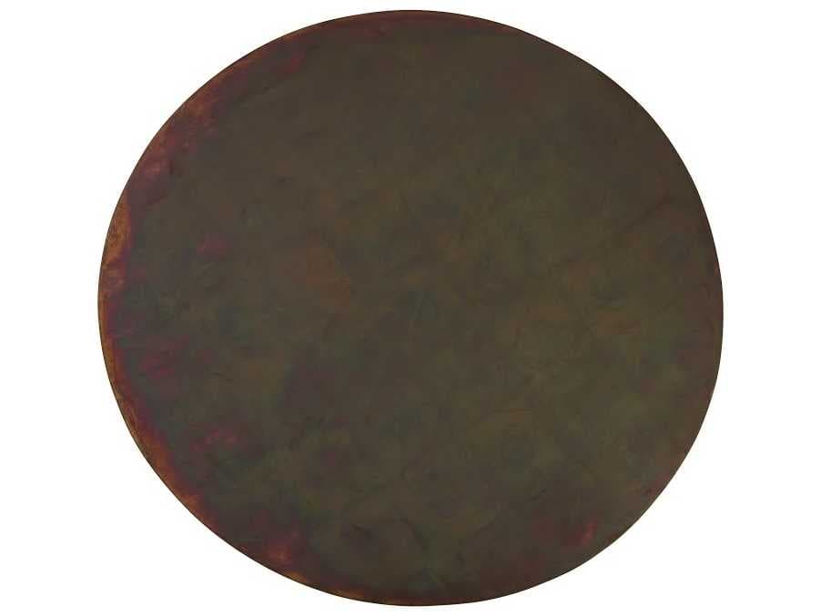 Phillips Collection Round Brown Coffee Table