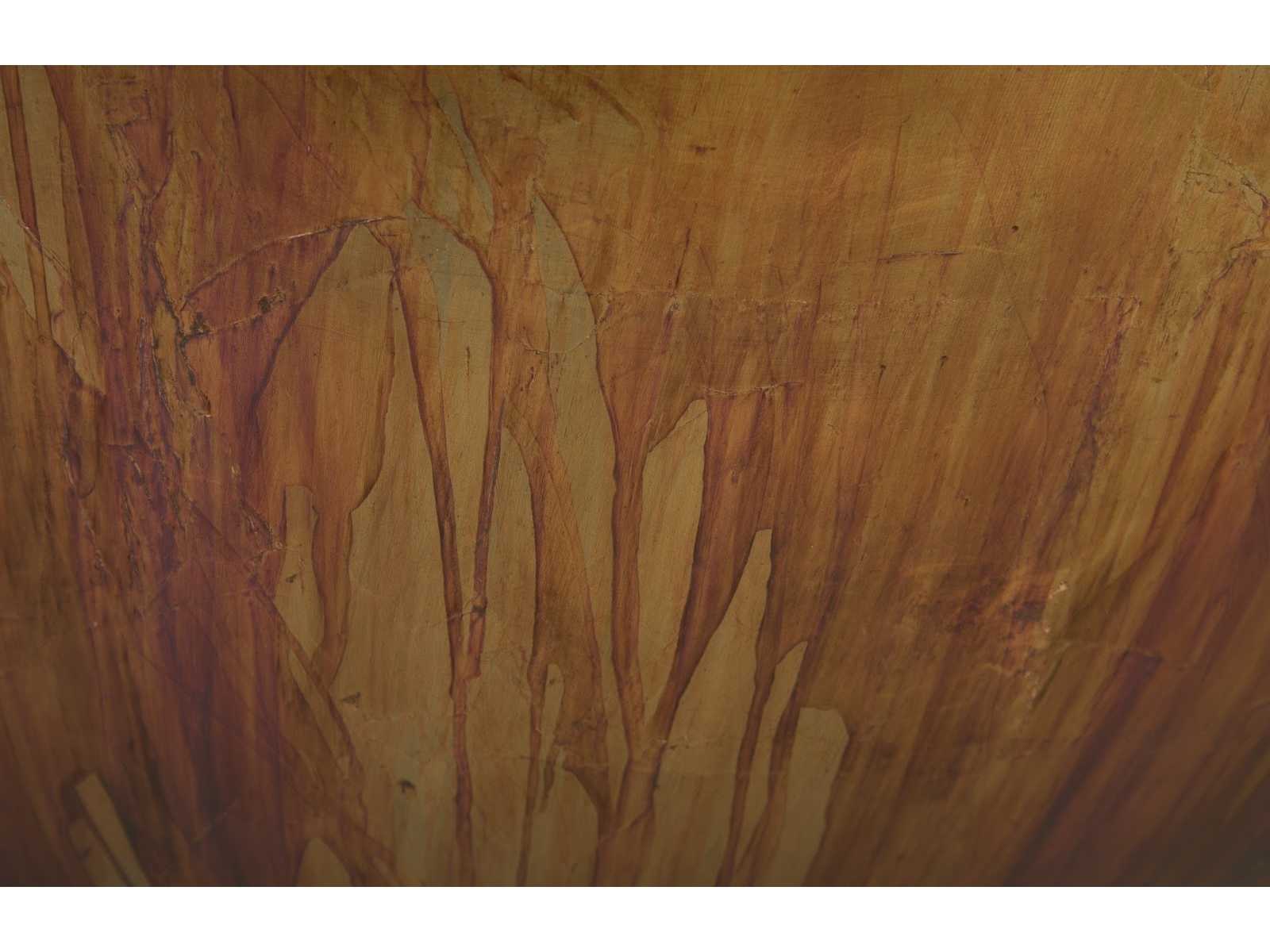 Phillips Collection Round Brown Coffee Table