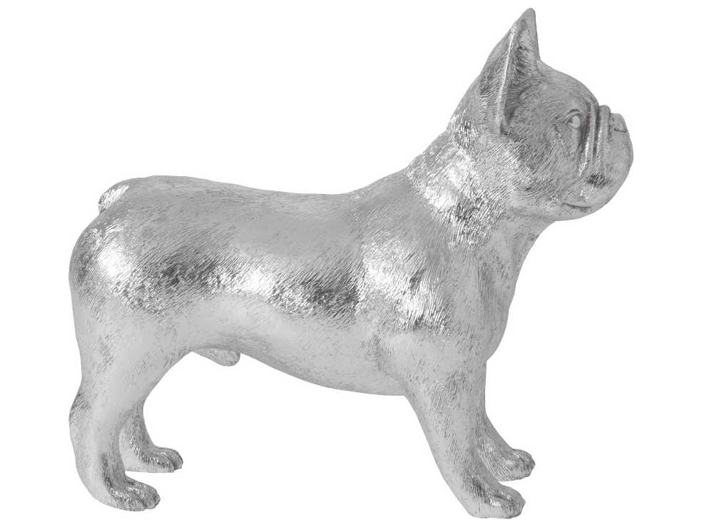Phillips Collection Silver French Bulldog Sculpture