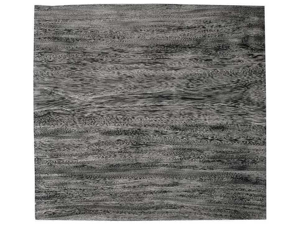 Phillips Collection Square Wood Gray Stone Acrylic End Table