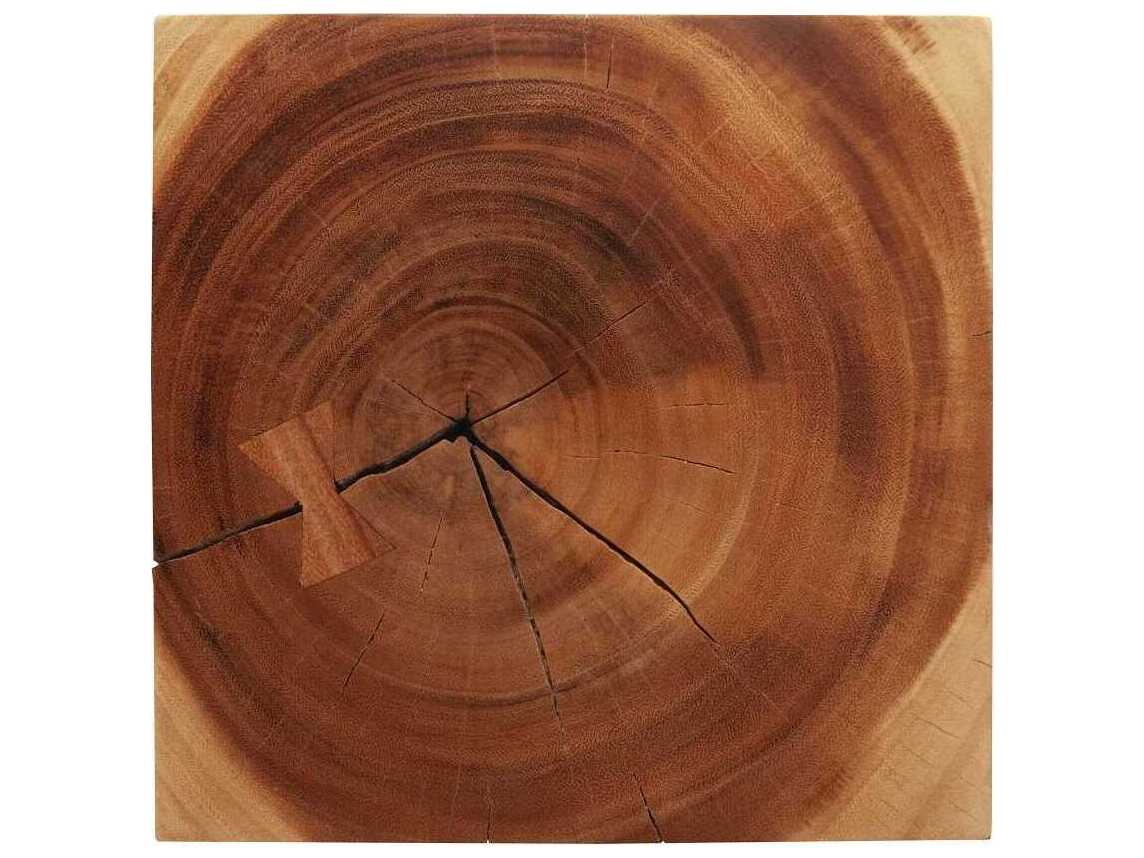 Phillips Collection Twist Natural Brown Accent Stool