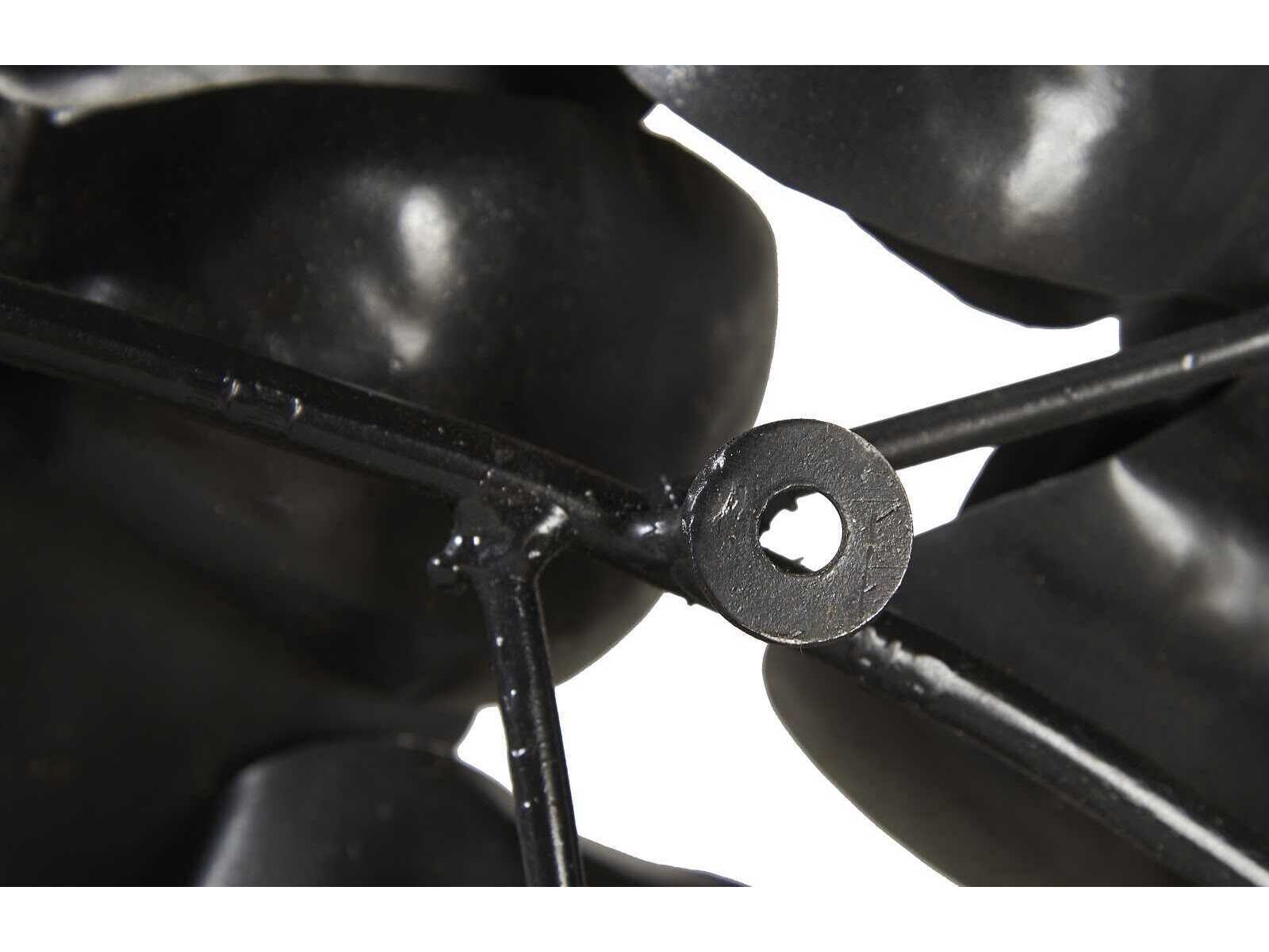 Phillips Collection Orchid Collage Silver/Black Metal Wall Art