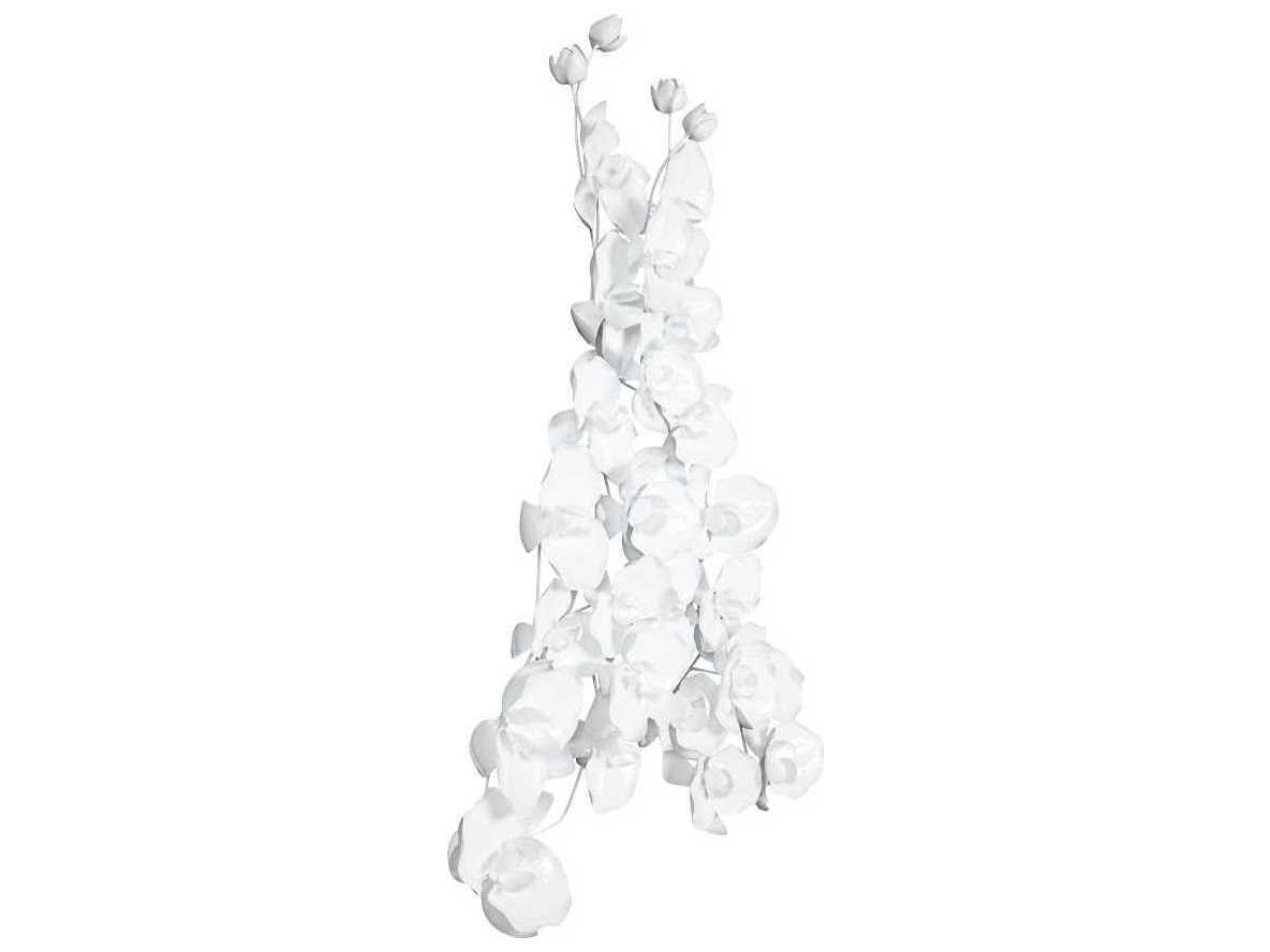 Phillips Collection Orchid Dress White Metal Wall Art
