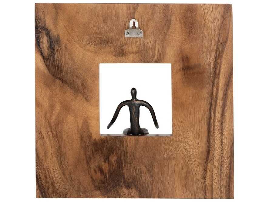 Phillips Collection Atlas Square Metal Wall Art Wood