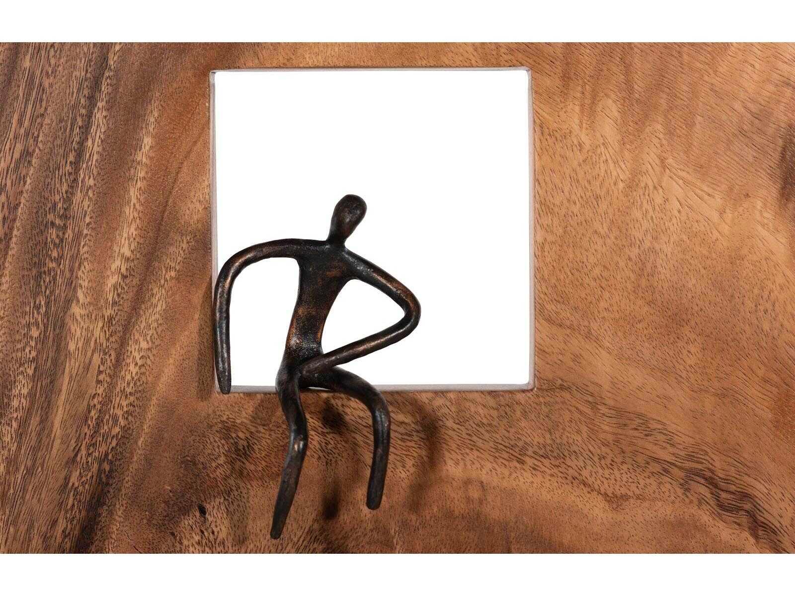 Phillips Collection Atlas Square Metal Wall Art Wood