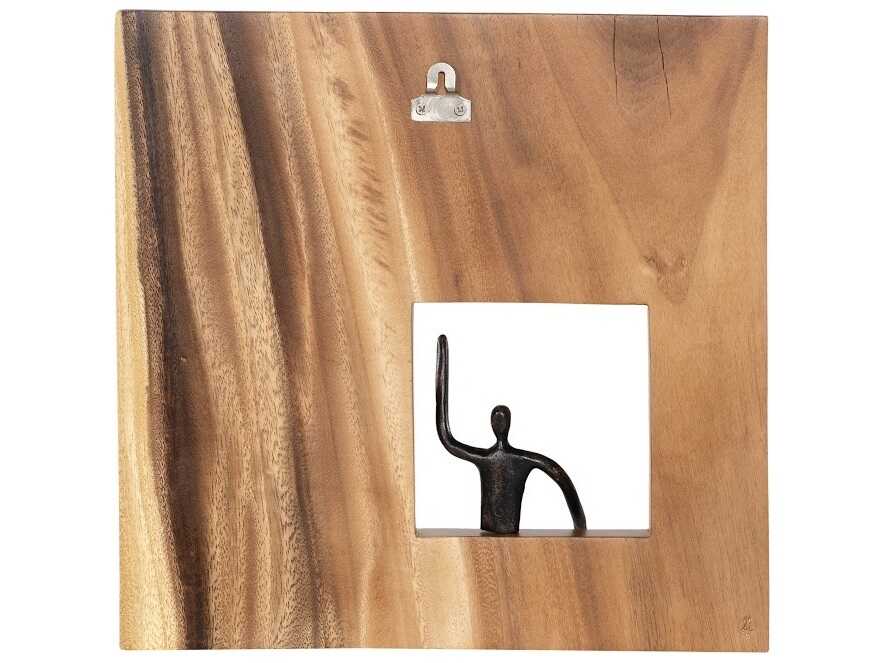 Phillips Collection Atlas Square Metal Wall Art Wood