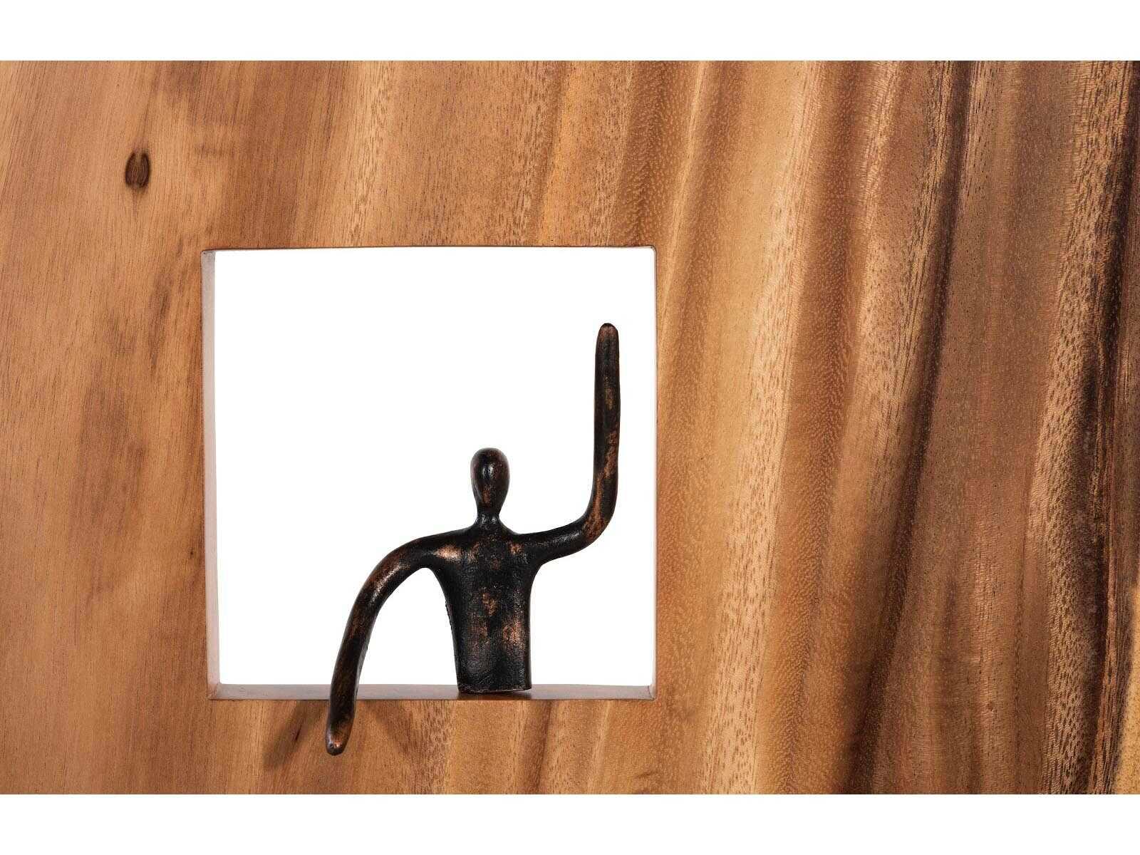 Phillips Collection Atlas Square Metal Wall Art Wood