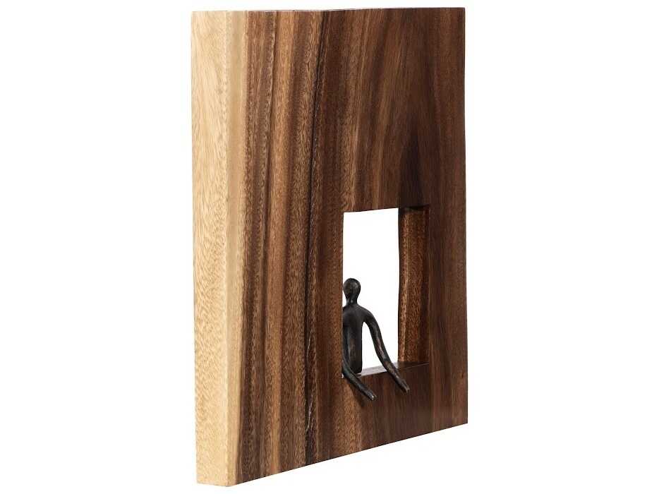 Phillips Collection Atlas Square Metal Wall Art Wood