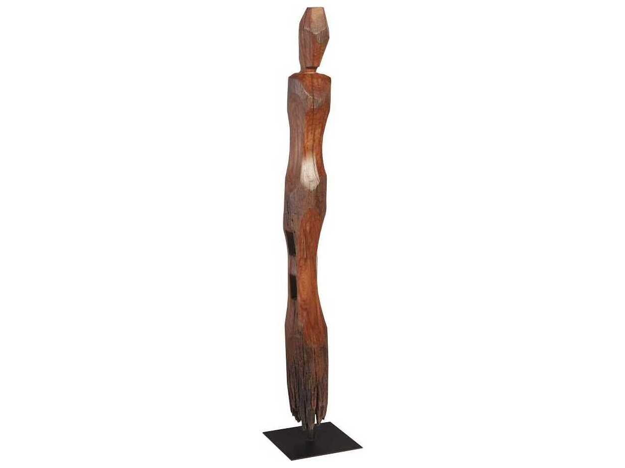 Phillips Collection Brown Black Old Pole Man Statue