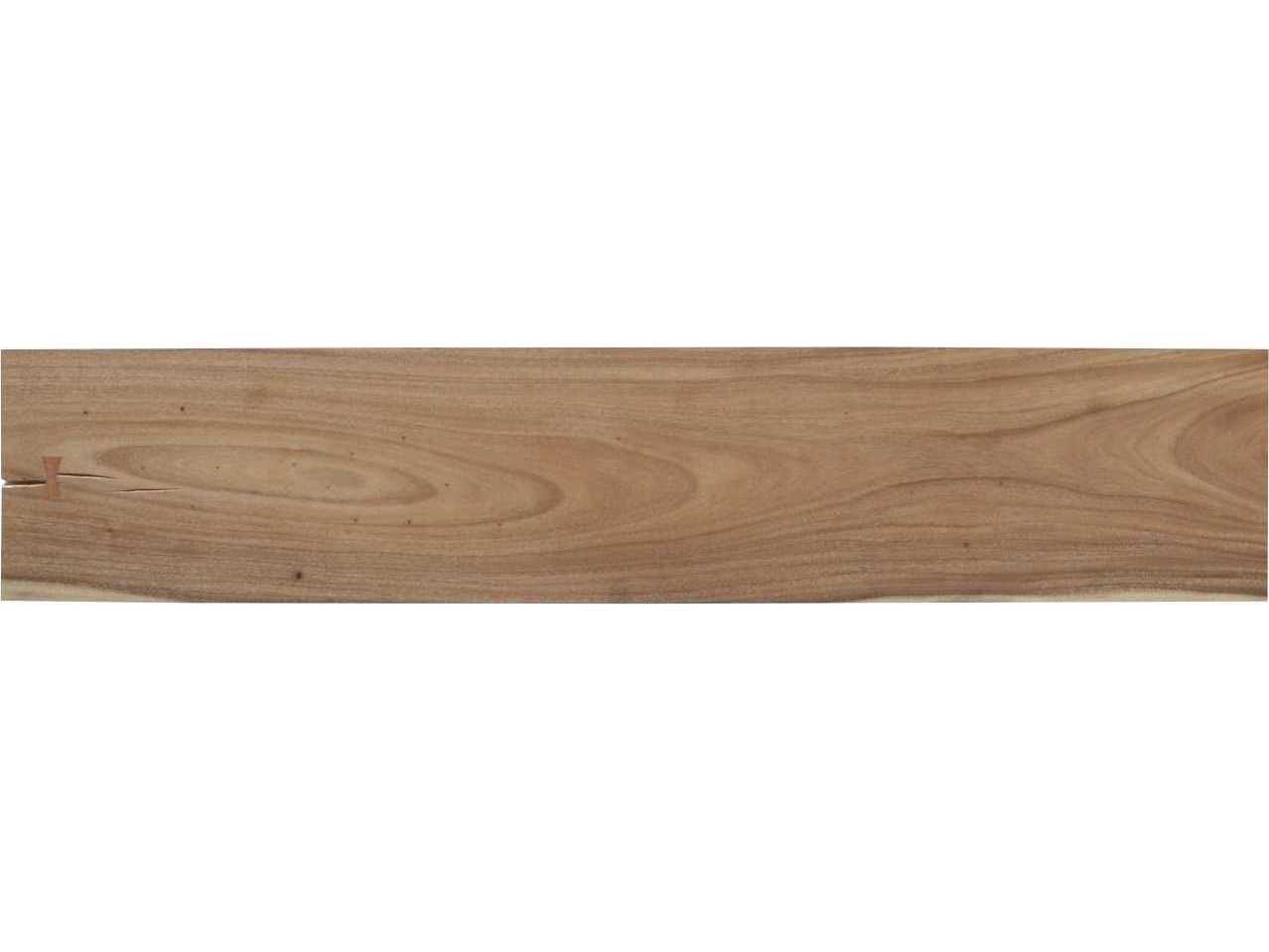 Phillips Collection Rectangular Wood Natural Acrylic Console Table