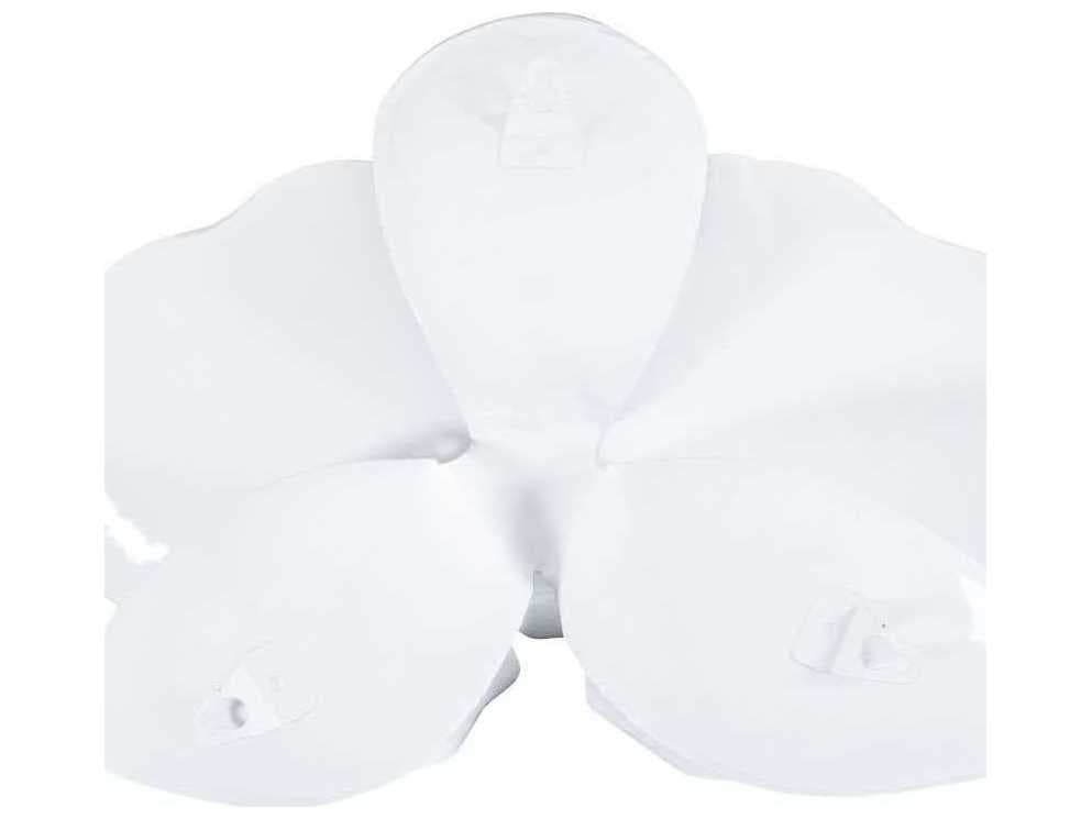 Phillips Collection Orchid Flower White Metal Wall Art