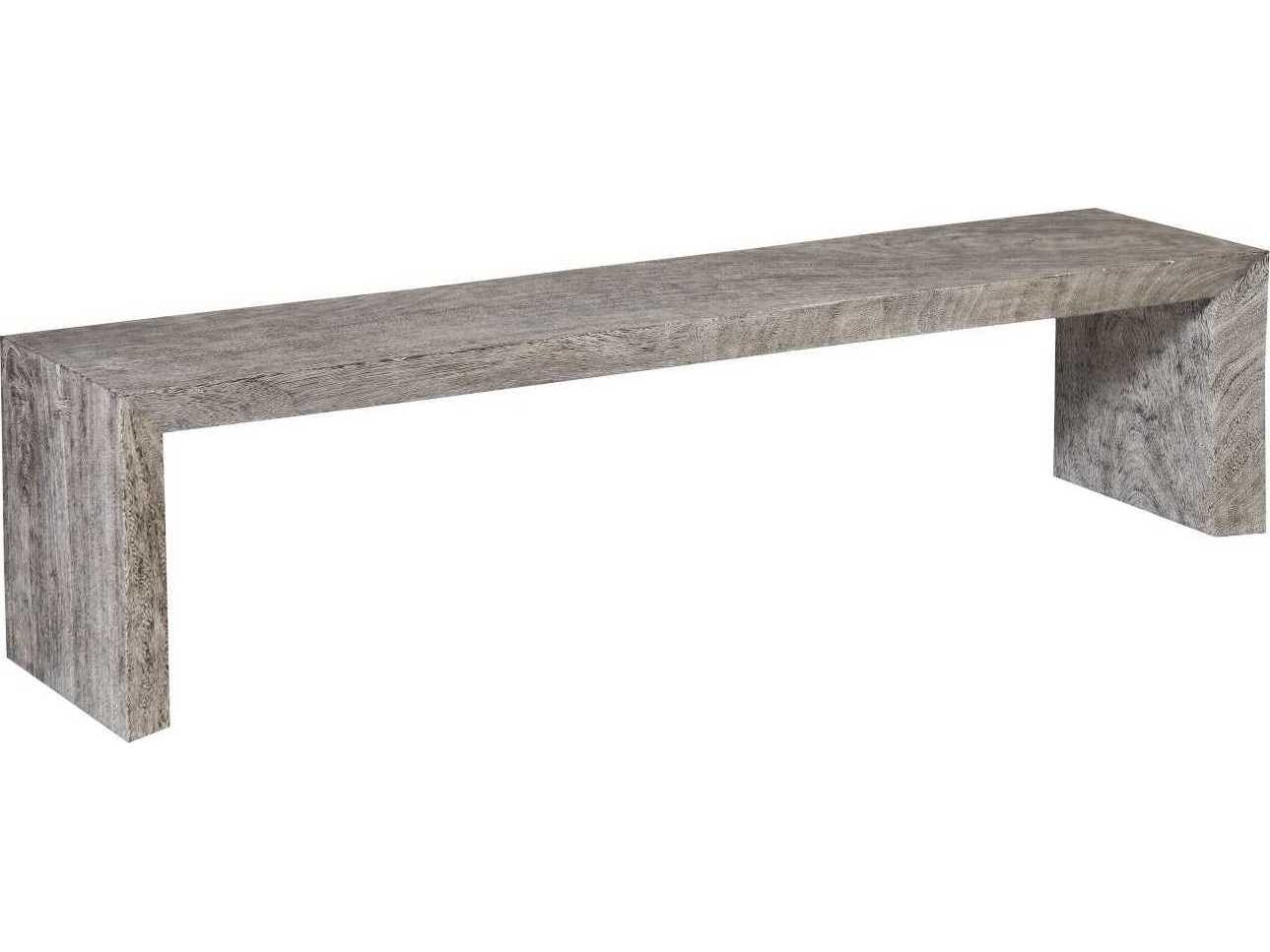 Phillips Collection Gray Stone Accent Bench