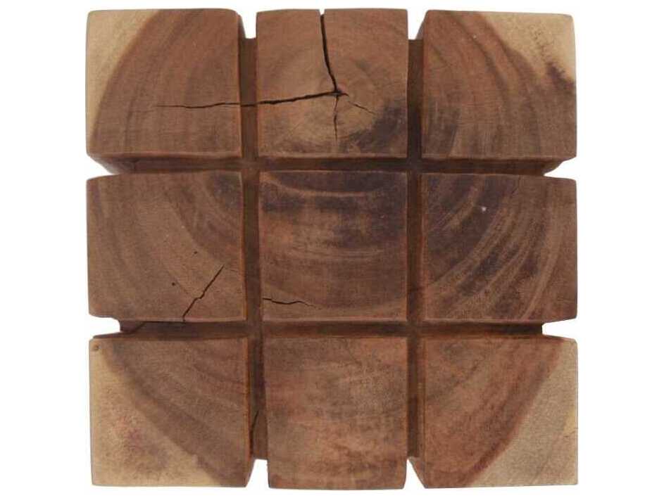 Phillips Collection Sustainable Designs Cubed Natural Brown Accent Stool