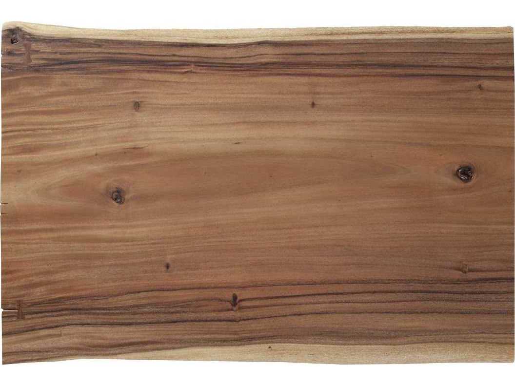 Phillips Collection Natural Acrylic Acacia Wood Desk Shell Writing