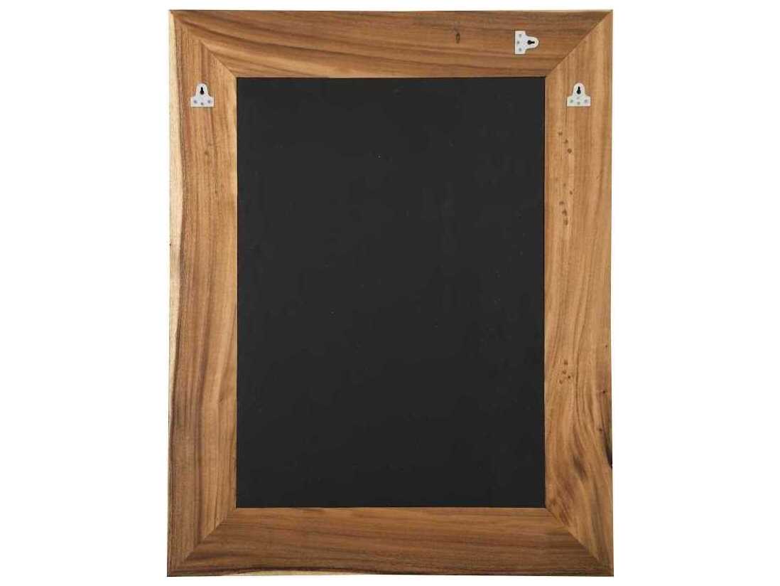 Phillips Collection Natural / Black Rectangular Wall Mirror