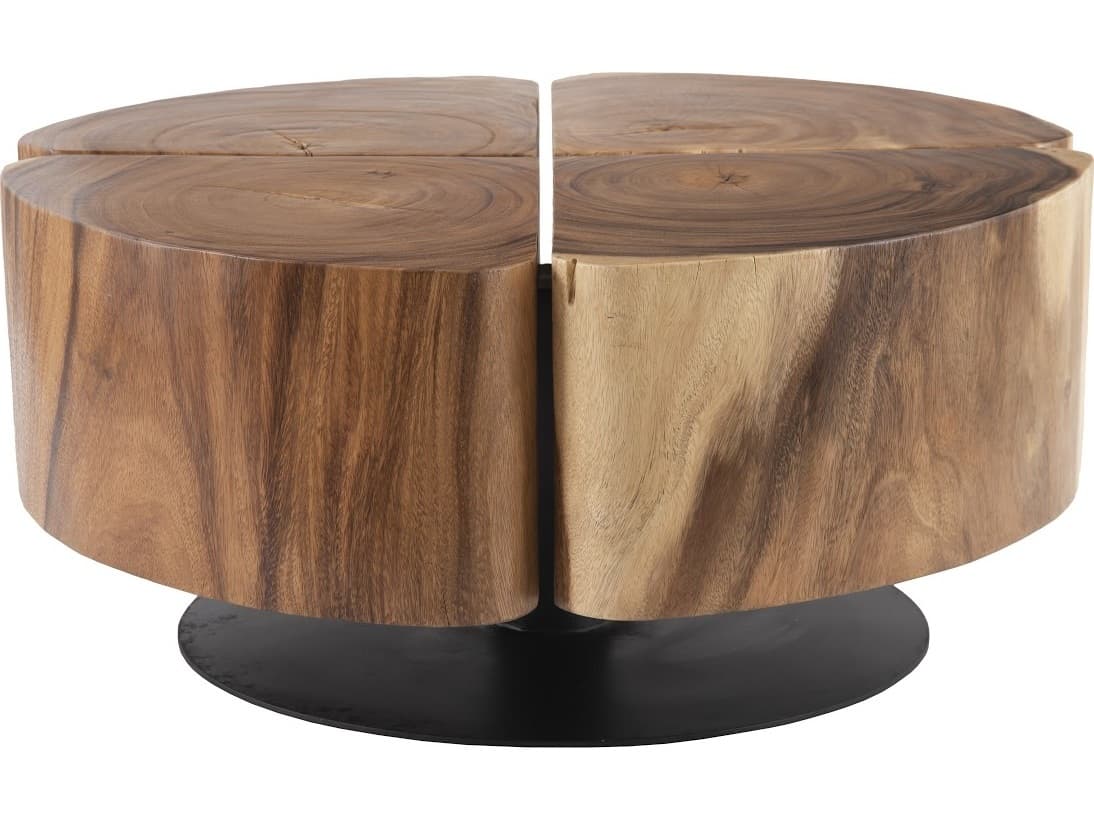 Phillips Collection Origins Round Wood Coffee Table