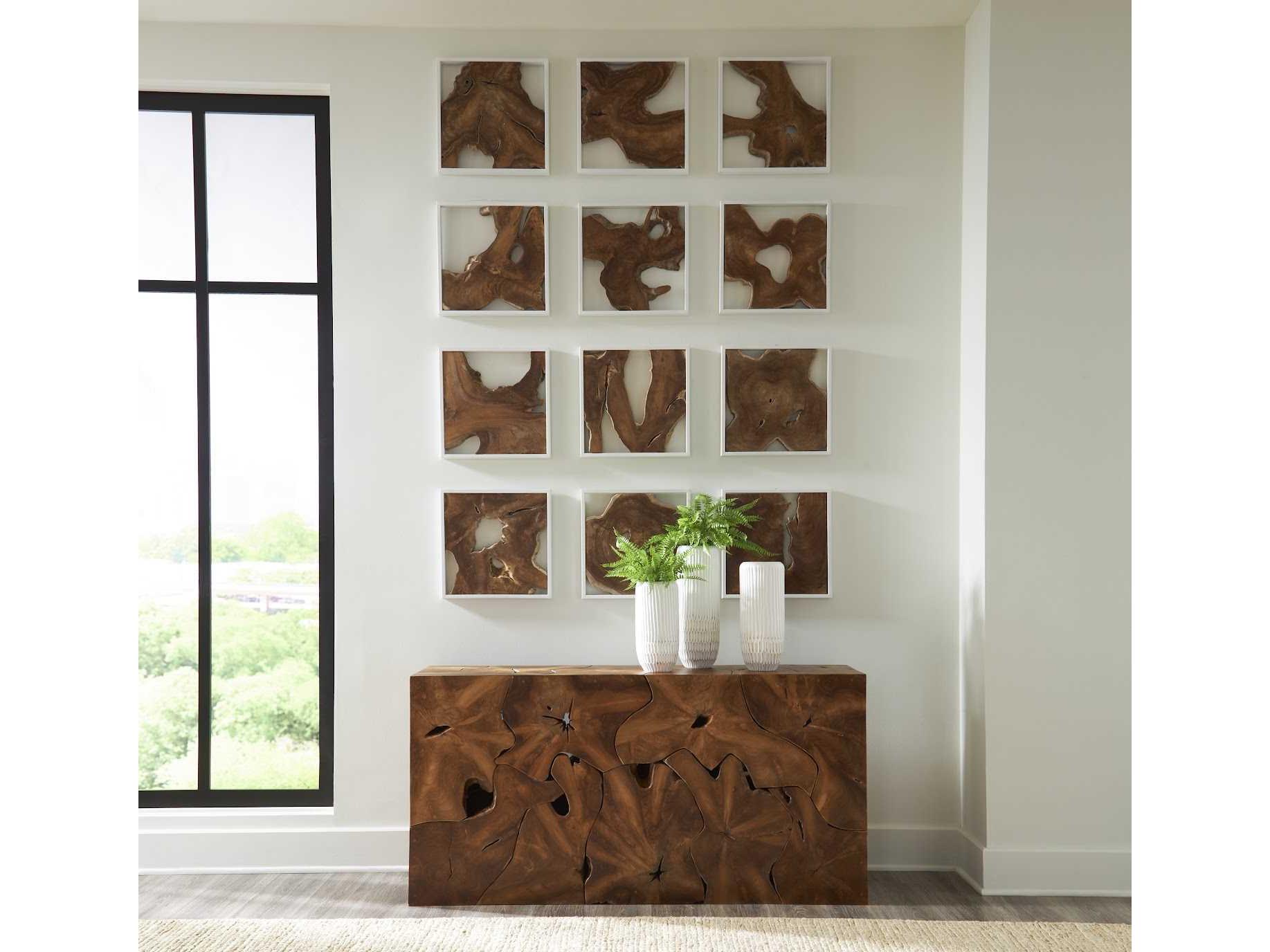 Phillips Collection White 17" High Lacuna Vase