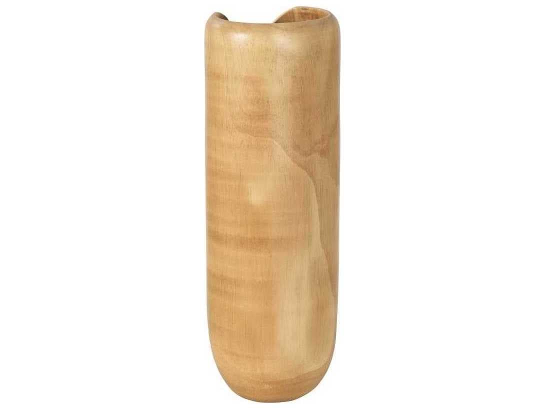 Phillips Collection Natural 17" High Interval Wood Vase