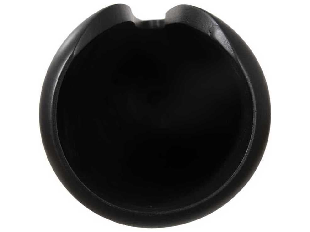 Phillips Collection Black 17" High Interval Wood Vase