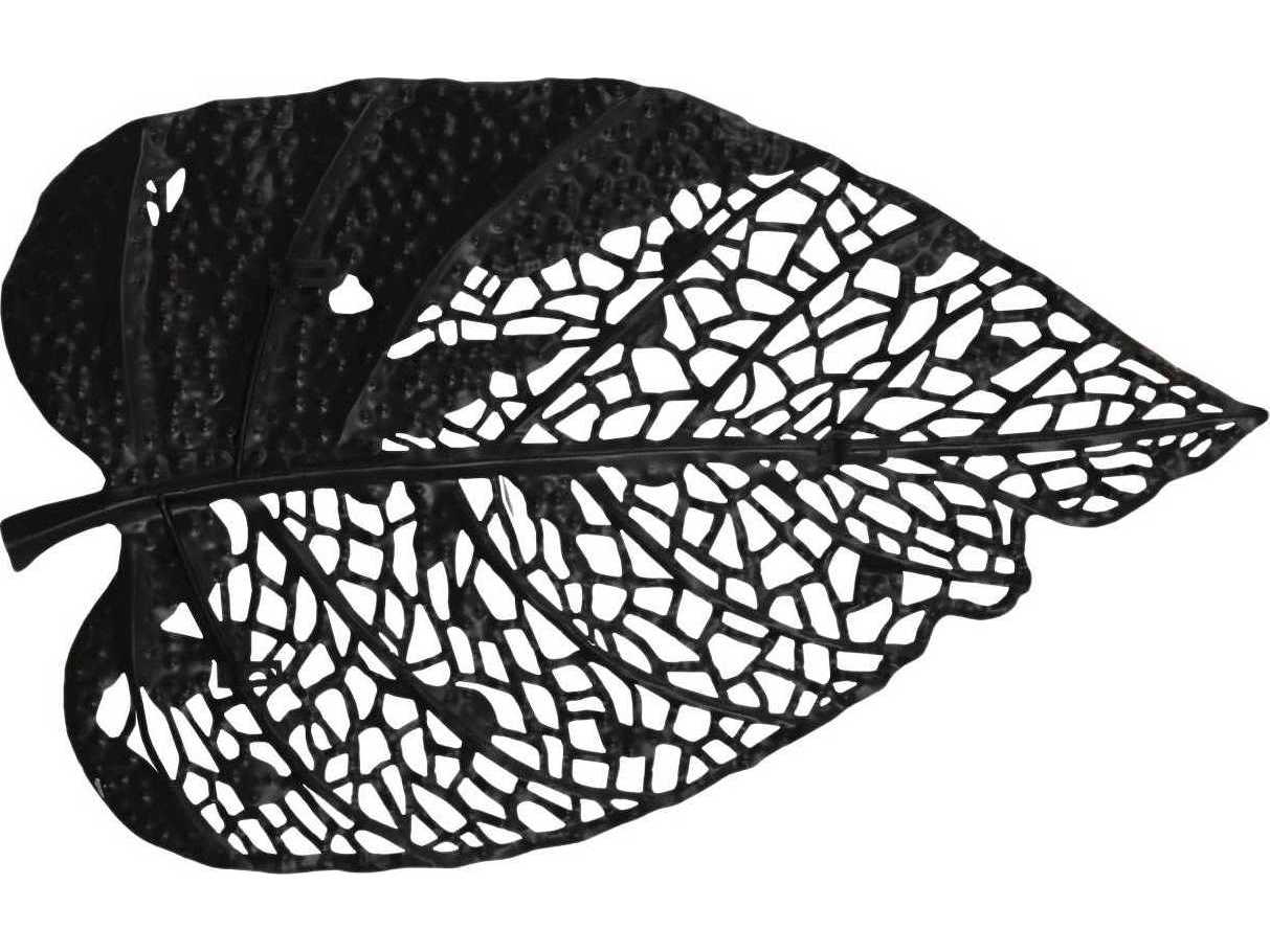 Phillips Collection Copper Matte Lacquer 19" Birch Leaf Metal Wall Art