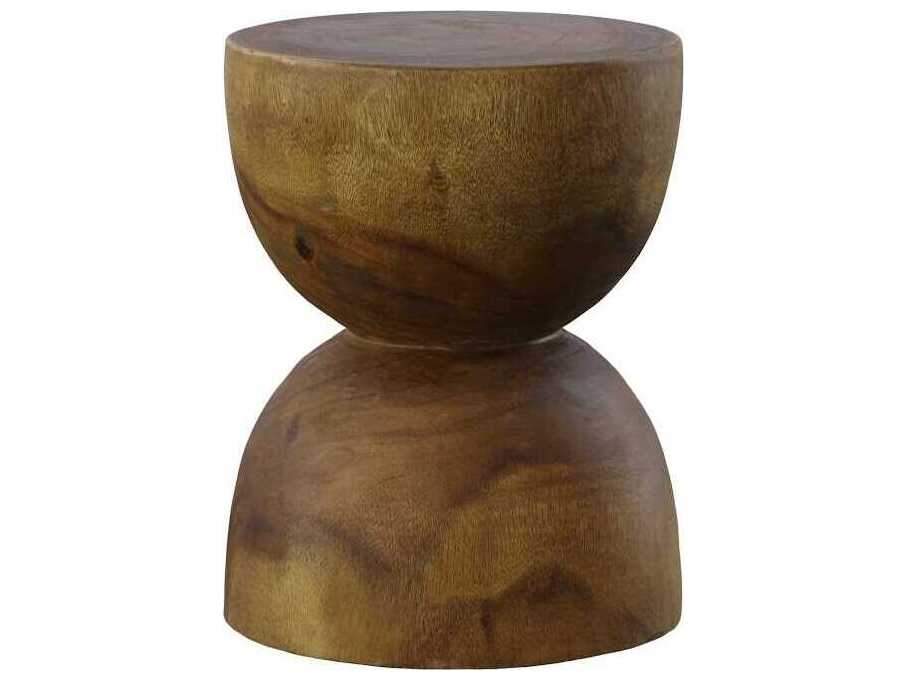 Phillips Collection Sustainable Designs Totem Natural Brown Accent Stool
