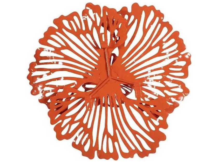 Phillips Collection Coral Flower Metal Wall Art