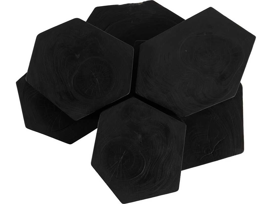 Phillips Collection Wood Black Coffee Table