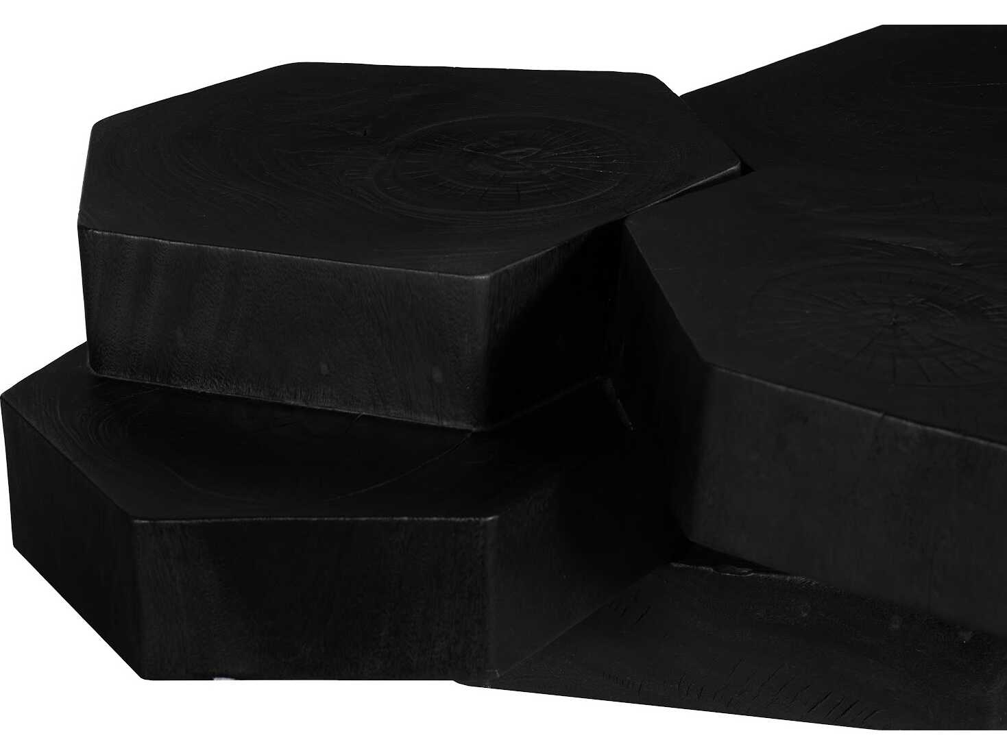 Phillips Collection Wood Black Coffee Table