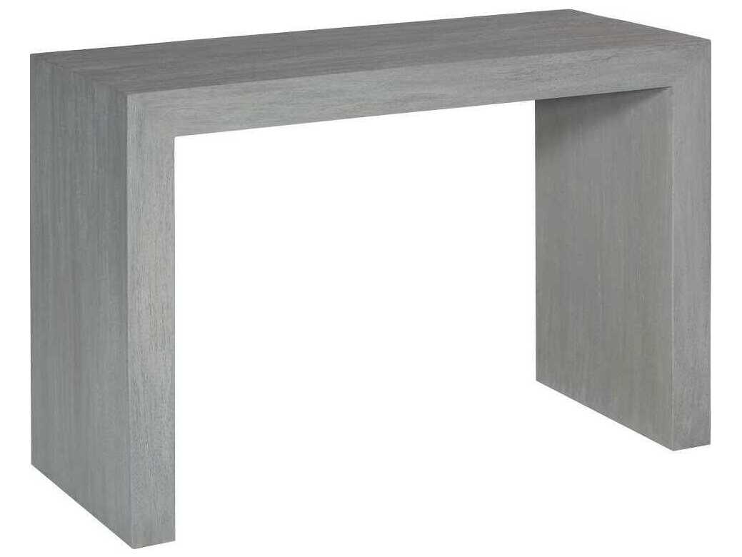 Phillips Collection Waterfall Rectangular Wood Gray Console Table