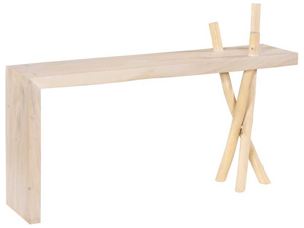 Phillips Collection Branch Waterfall Console Table in Bleached