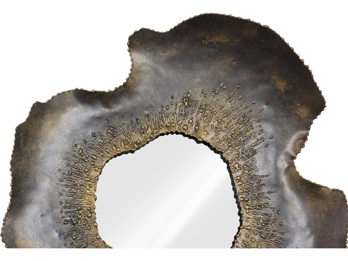 Phillips Collection Black Silver Wall Mirror