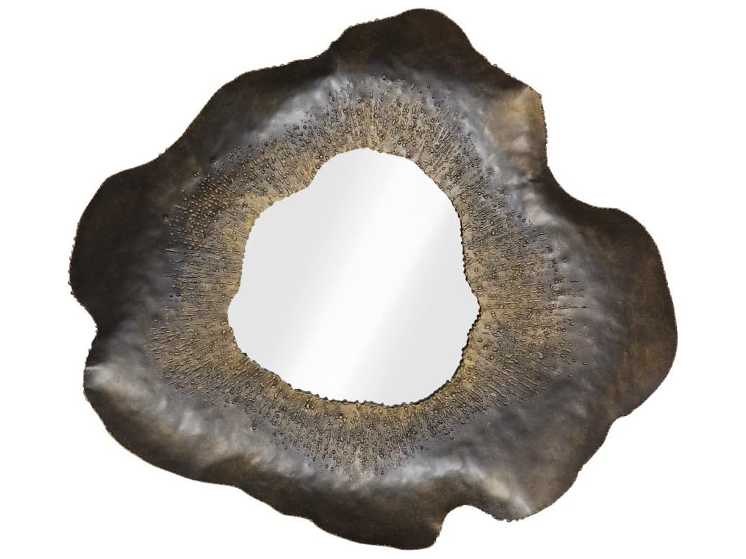 Phillips Collection Black Silver Wall Mirror