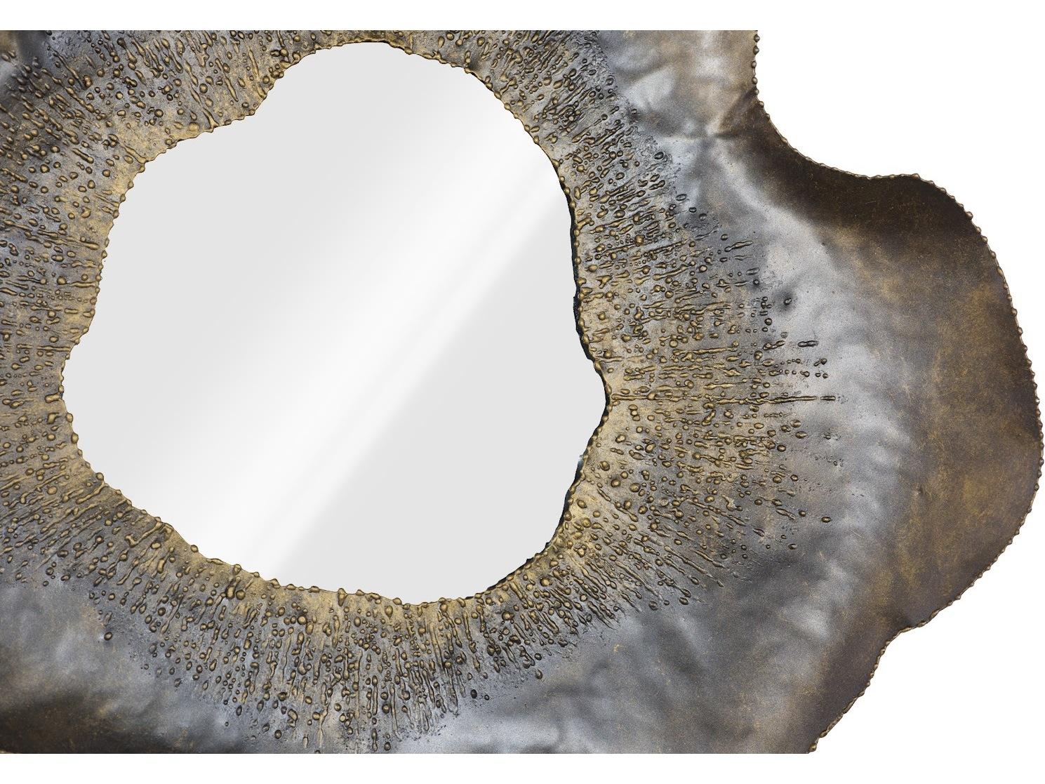 Phillips Collection Black Silver Wall Mirror