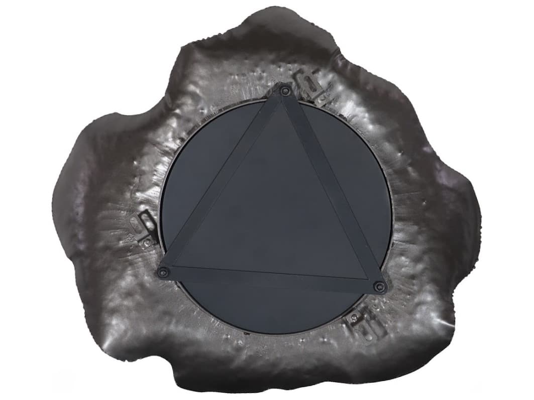 Phillips Collection Black Silver Wall Mirror