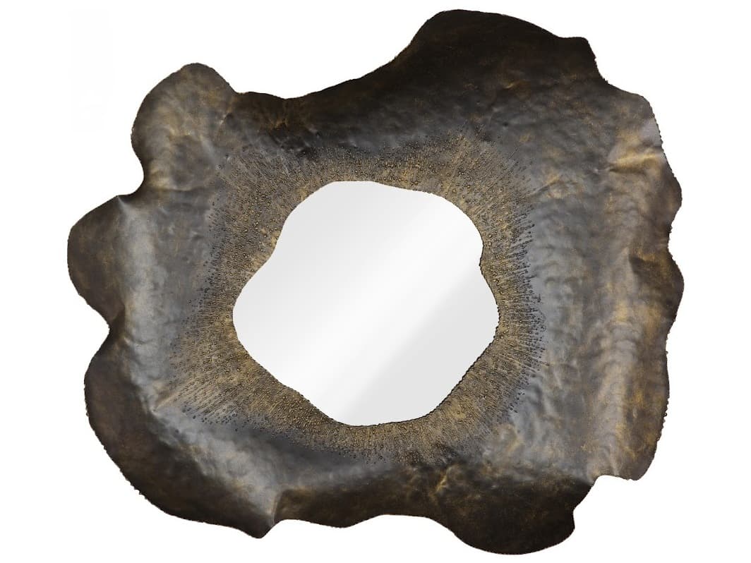 Phillips Collection Black Silver Wall Mirror