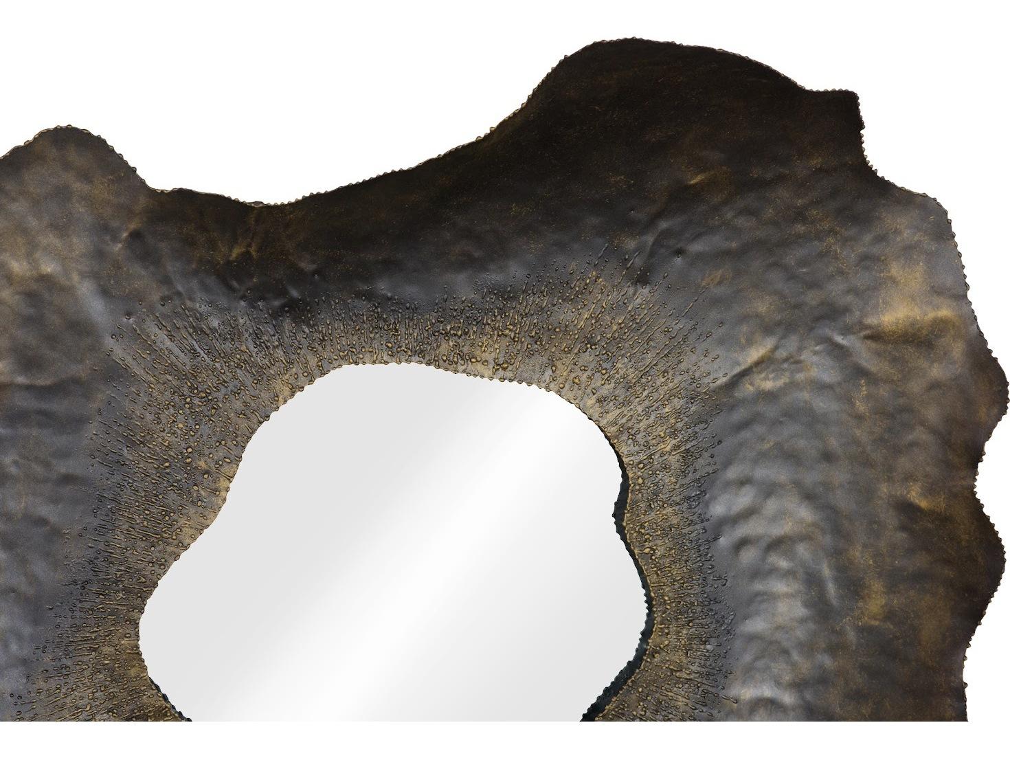 Phillips Collection Black Silver Wall Mirror