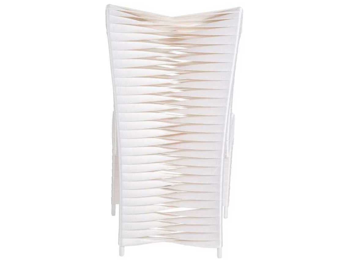 Phillips Collection White Upholstered Side Dining Chair