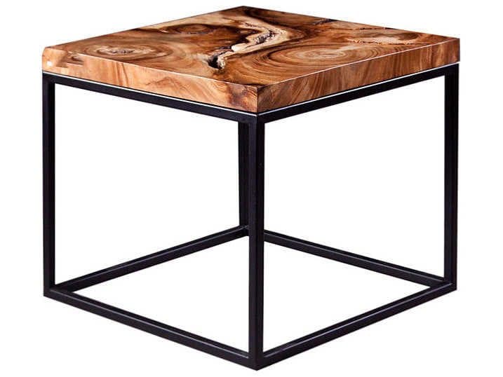 Phillips Collection Square Wood Brown End Table
